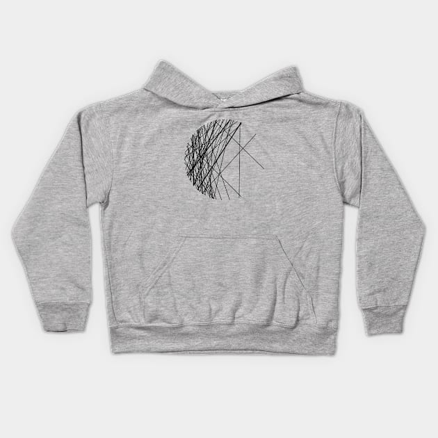 ABSTRACT LINES Kids Hoodie by azified